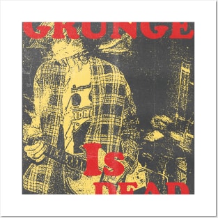 vintage grunge is dead Posters and Art